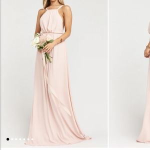 Show me your Mumu Amanda maxi dress size small dusty blush